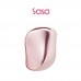 COMPACT STYLE HAIRBRUSH (PINK MATTE CHROME)