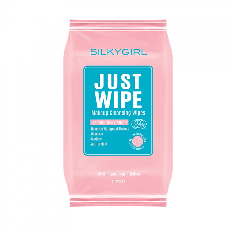 JUST WIPE MAKEUP CLEANSING WIPES 20S