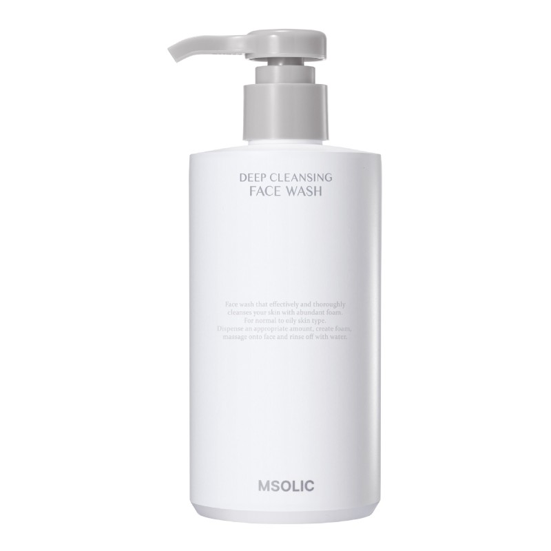 MSOLIC DEEP CLEANSING FACE WASH 300ML