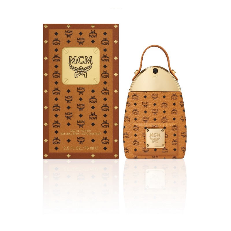 MCM Reversible Liz Medium Visetos Canvas Tote Bag Cognac