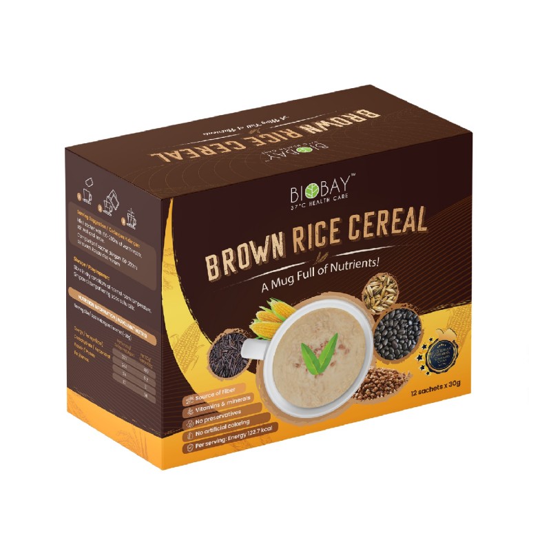 BROWN RICE CEREAL 30GX12S