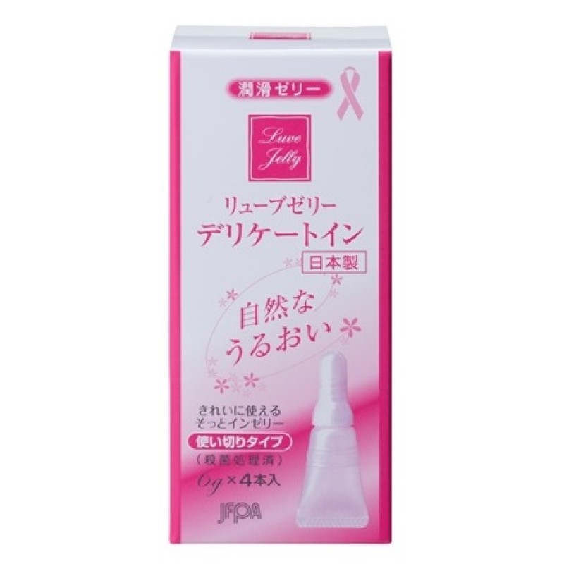 LUVE JELLY DELICATE IN LUBRICANT 6GX4PCS